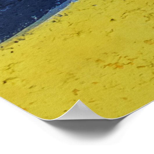 Poster Peinture abstraite multicolore (Coin)