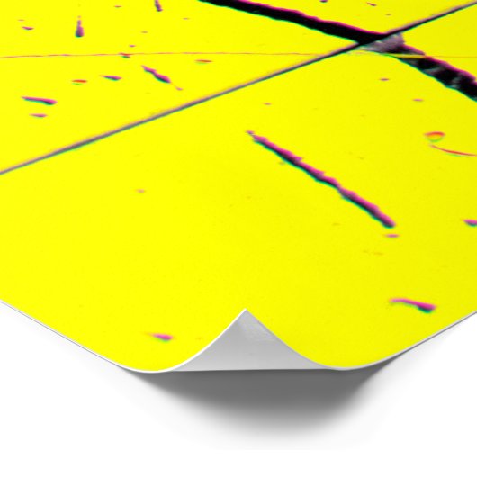 Poster Peinture abstraite noire goutte sur un oeil brilla (Coin)