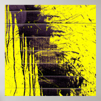 Peinture abstraite noire goutte sur un oeil brilla