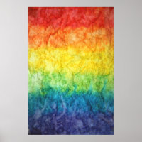 Peinture abstraite orange verte et bleue