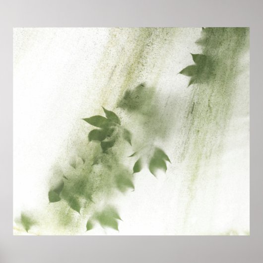 POSTER PEINTURE ABSTRAITE PURPLE ET BLANCHE (Devant)