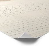 Poster Peinture Abstraite Vallée dans Gold Majestic Mount (Coin)