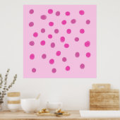 Poster peinture acrylique abstraite (Cuisine)