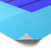 Poster peinture acrylique abstraite (Coin)