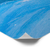 Poster Peinture acrylique colorée, arrière - plan texturé (Coin)