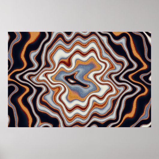 Poster Peinture acrylique de physique quantique  (Devant)