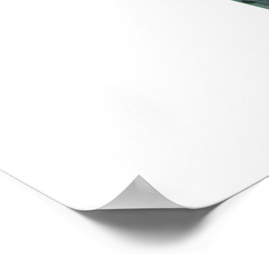 Poster Peinture acrylique Plante serpent (Coin)