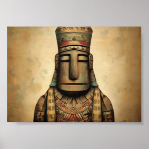 Poster Peinture amérindienne