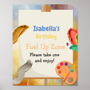 Poster Peinture Anniversaire