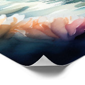 Poster Peinture aquarelle de Koi Fish II (Coin)