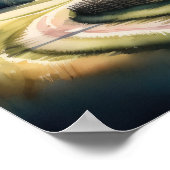 Poster Peinture aquarelle de la ferme (Coin)