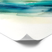 Poster Peinture aquarelle de Marlin (Coin)