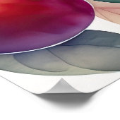 Poster Peinture aquarelle des prunes (Coin)