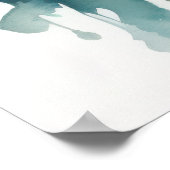 Poster Peinture aquarelle Masque vénitien 3:2 XII (Coin)