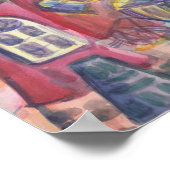 Poster Peinture aquarelle Ottawa Ancienne synagogue Juive (Coin)