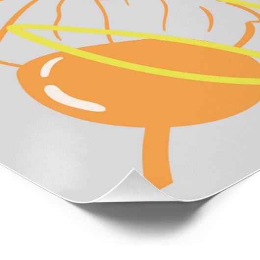 Poster peinture aquarelle printanière de fleurs. (Coin)