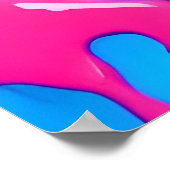 Poster Peinture arc-en-ciel (Coin)