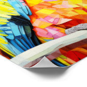Poster Peinture Art Décor Oiseau de perroquet (Coin)