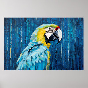 Poster Peinture Art Décor Oiseau de perroquet