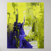 Poster Peinture Art Mur Découpé. (Devant)