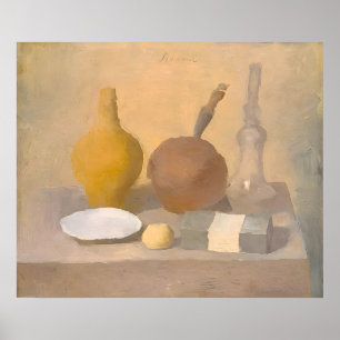 Poster peinture artistique de Giorgio Morandi