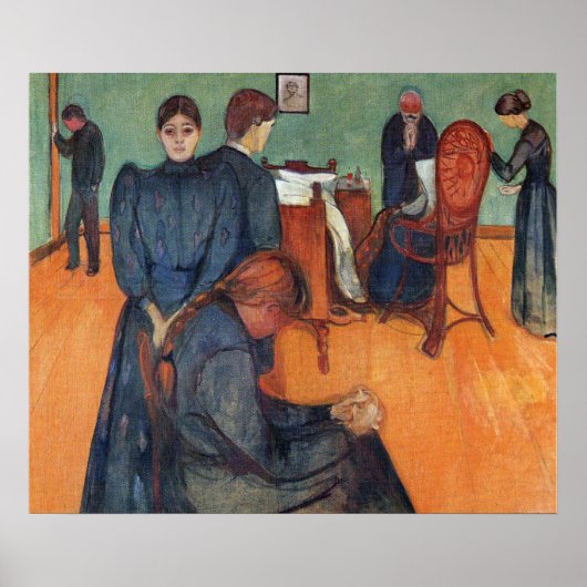 Poster Peinture artistique Edward Munch (Devant)