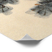 Poster Peinture asiatique traditionnelle : art classique. (Coin)