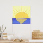 Poster peinture au soleil (Cuisine)