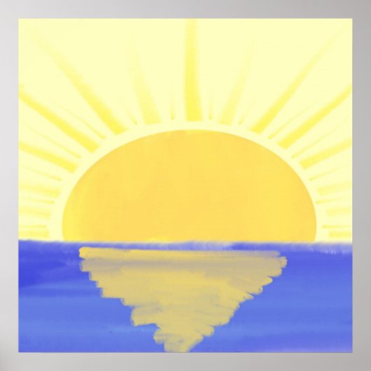 Poster peinture au soleil (Devant)