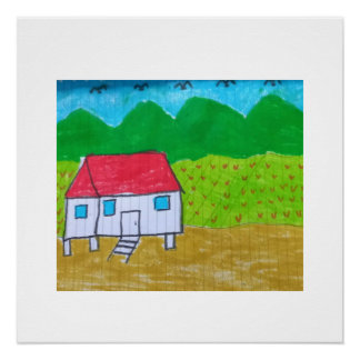 Poster peinture autiste
