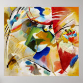 Poster Peinture avec Centre Vert (Devant)