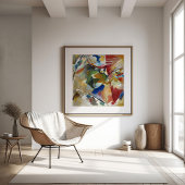 Poster Peinture avec Centre Vert | Kandinsky