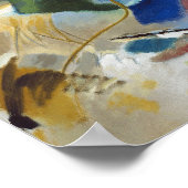 Poster Peinture avec Centre Vert | Kandinsky (Coin)