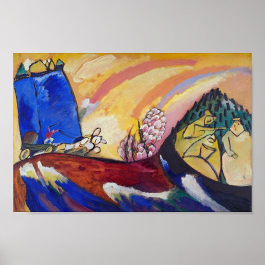 Poster Peinture avec Troïka | Kandinsky (Devant)