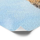 Poster Peinture berger allemande - jolie art original chi (Coin)