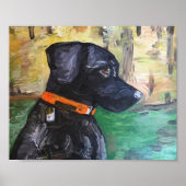 Poster Peinture Black Lab (Devant)