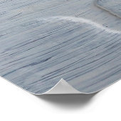Poster Peinture blanche murale en briques de texture (Coin)