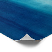Poster Peinture bleue sans titre 1995 (Coin)