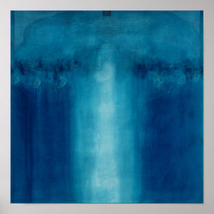 Poster Peinture bleue sans titre 1995