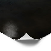 Poster Peinture botanique rose pâle (Coin)