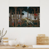Poster Peinture Botticelli Renaissance (Cuisine)