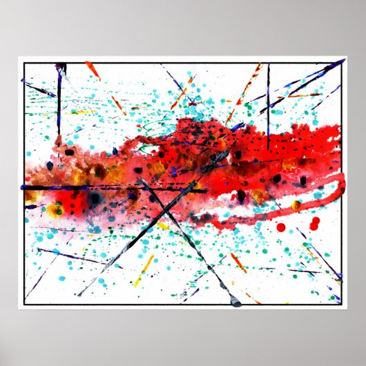 Poster Peinture brisée Partie Deux (Devant)