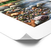 Poster Peinture/Brook Acrylique originale (Coin)