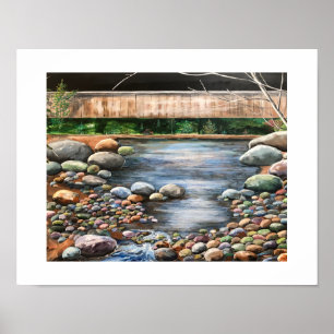 Poster Peinture/Brook Acrylique originale