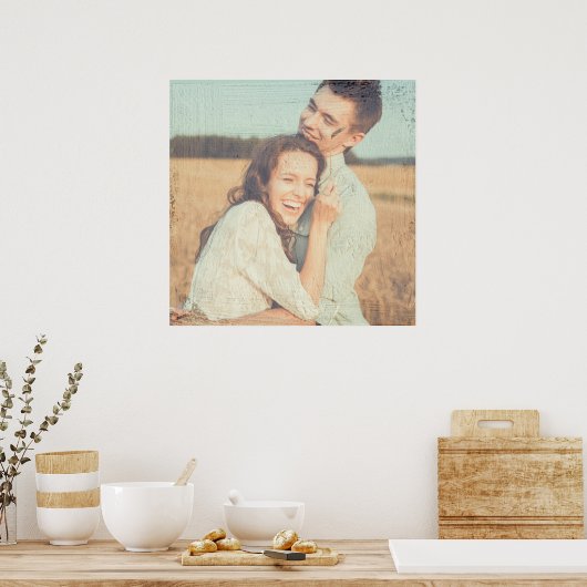 Poster Peinture Brush Strokes Peint Overlay Photo (Cuisine)