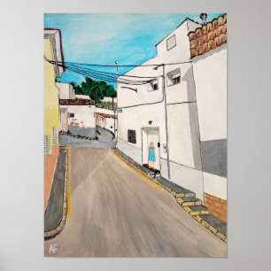 Poster Peinture Calle Cabanilles par Alfred Fox