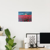 Poster Peinture Campo de Amapolas par Alfred Fox (Bureau à domicile)