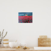 Poster Peinture Campo de Amapolas par Alfred Fox (Cuisine)