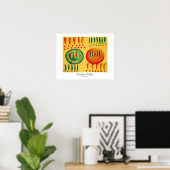 Poster Peinture Carottes et Pois (Bureau à domicile)