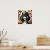 Poster Peinture Cavalier King Charles Spaniel (Cuisine)